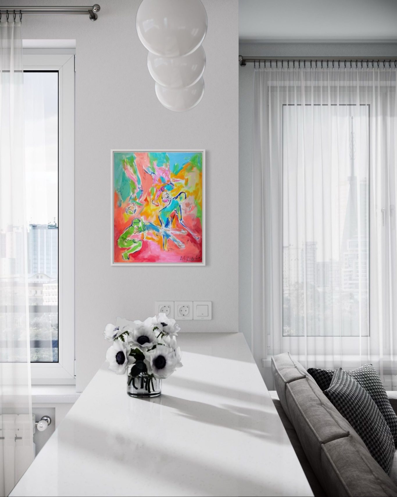 Farbenfrohe Golfspieler Link: https://kulturvilla.de/shop/Farbenfrohe-Golfspieler-p770946286