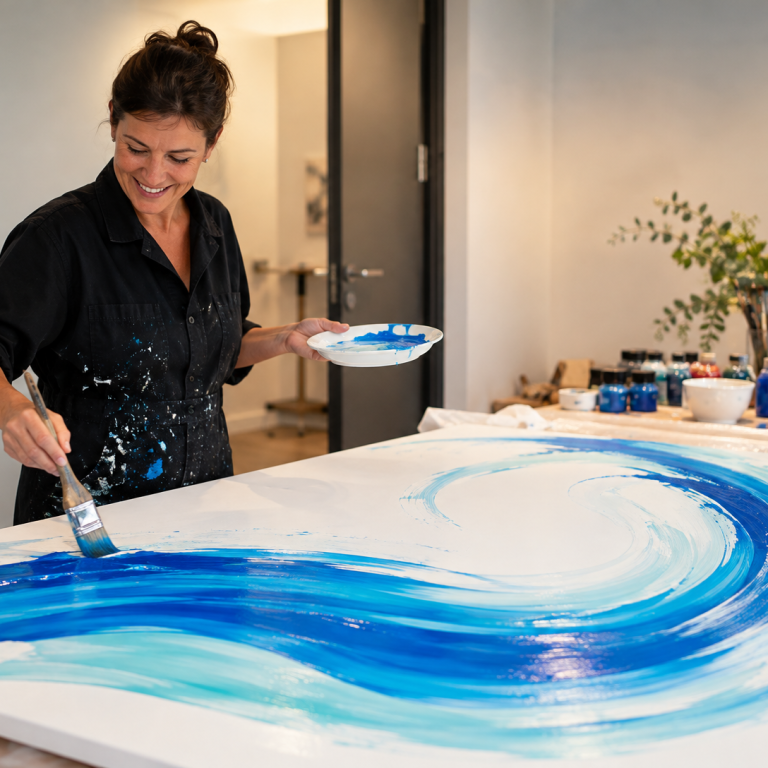 Kreatives Teambuilding in der Kulturvilla Schnepfenthal – Mitarbeiter gestalten gemeinsam Kunstwerke beim Firmenevent. Kreatives Teambuilding in der Kulturvilla Schnepfenthal – Mitarbeiter gestalten gemeinsam Kunstwerke beim Firmenevent.