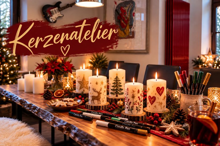 Gemeinsam Kerzen bemalen in der Kulturvilla Gemeinsam Kerzen bemalen in der Kulturvilla