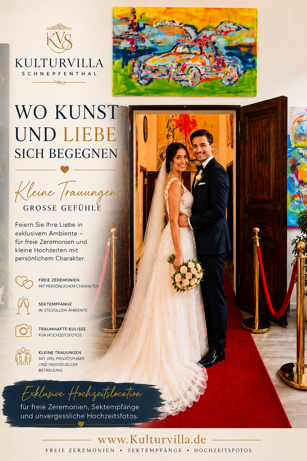 Freie Trauung in der Kulturvilla Schnepfenthal Freie Trauung in der Kulturvilla Schnepfenthal – romantische Hochzeitslocation in Thüringen