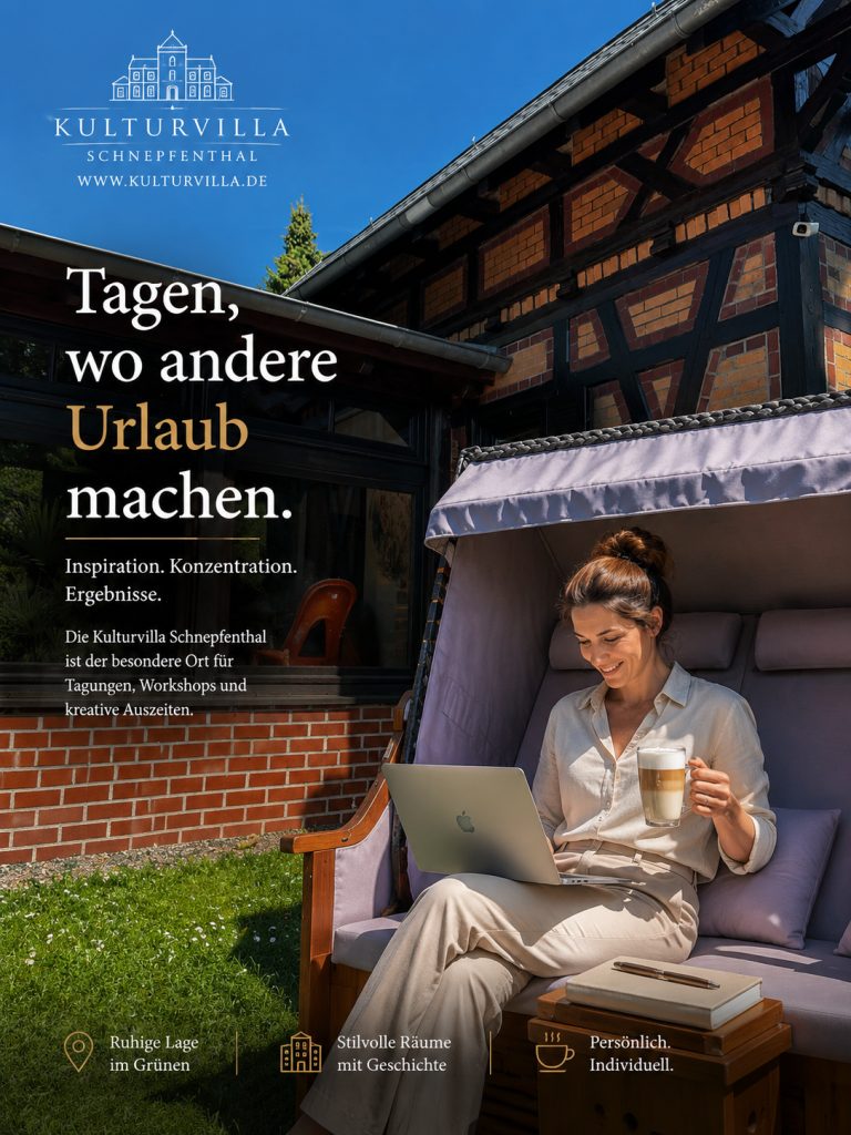Ihre Offsite Location für Ruhe, Inspiration und klare Entscheidungen