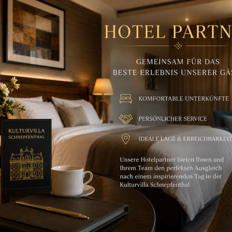 Hotelpartner für Catering, Übernachtung und größeren Tagungsräumen