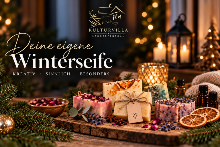 Gemeinsam Seifen herstellen in der Kulturvilla Besondere Firmenweihnachtsfeier in Thüringen
Weihnachtsfeier für kleine Teams bis 25 Personen