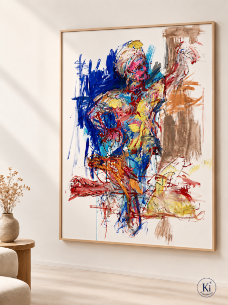 Moderne expressionistische Kunstwerke