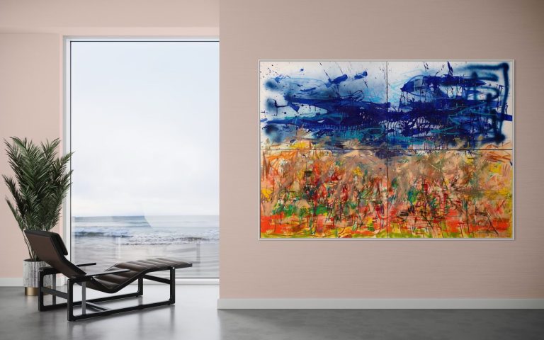  Kunstwerk "Am Strand von Butjadingen" (140 x 200 ) bitte anrufen