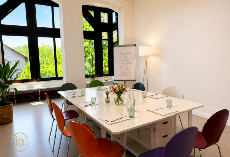 Professionell moderierte Workshops zu Resilienz, Kommunikation, Stressmanagement und Teamentwicklung. Gemeinsam neue Perspektiven entwickeln – in inspirierender Atmosphäre. Business-Workshop in der Kulturvilla