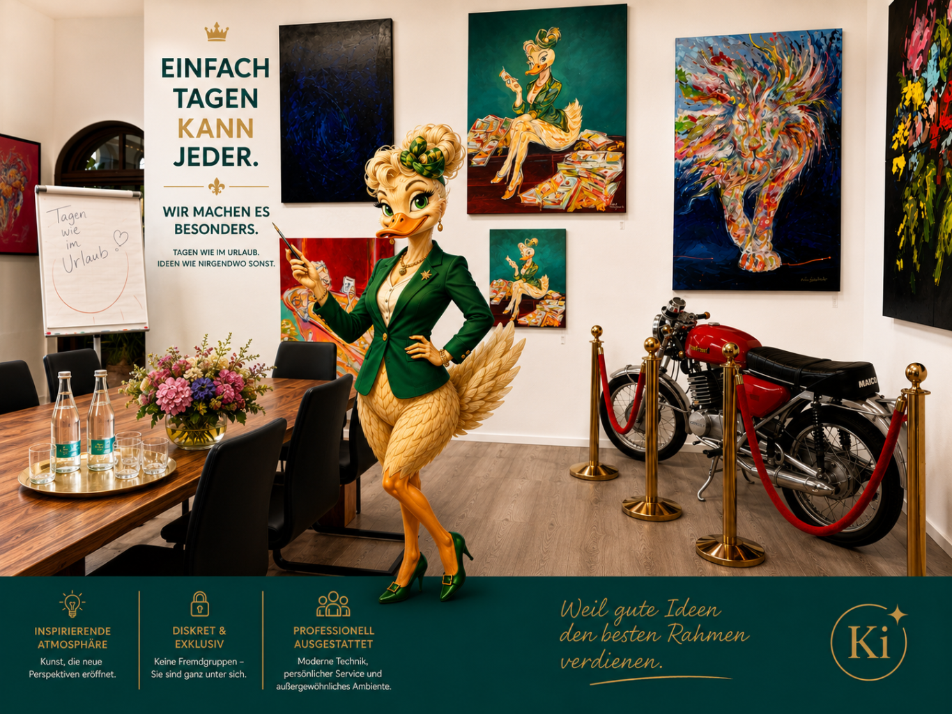 Exklusive Tagungslocation in der Kulturvilla Schnepfenthal bei Gotha für Workshops, Meetings und Seminare.