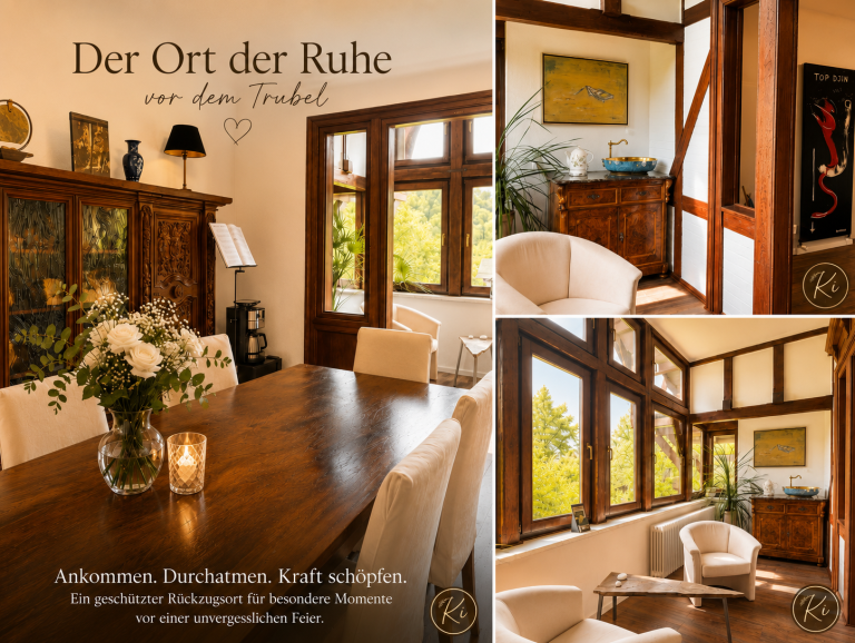 Ankommen. Durchatmen. Umziehen. Den besonderen Moment ganz in Ruhe genießen. Ankommen. Durchatmen. Umziehen. Den besonderen Moment ganz in Ruhe genießen.